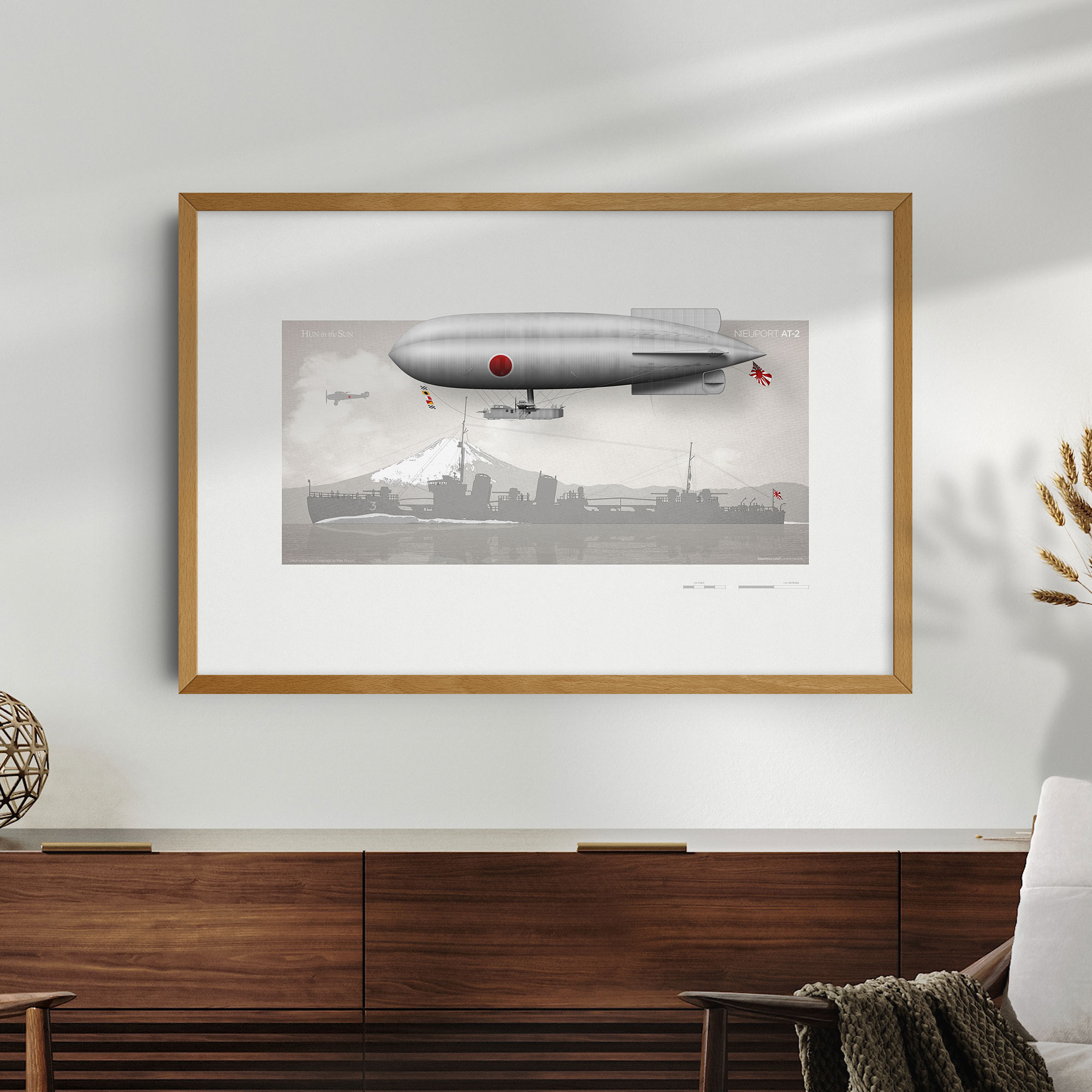Airship Poster - Nieuport AT-2 Blimp - Museum-Quality Vintage Aviation Wall Art - Image 5