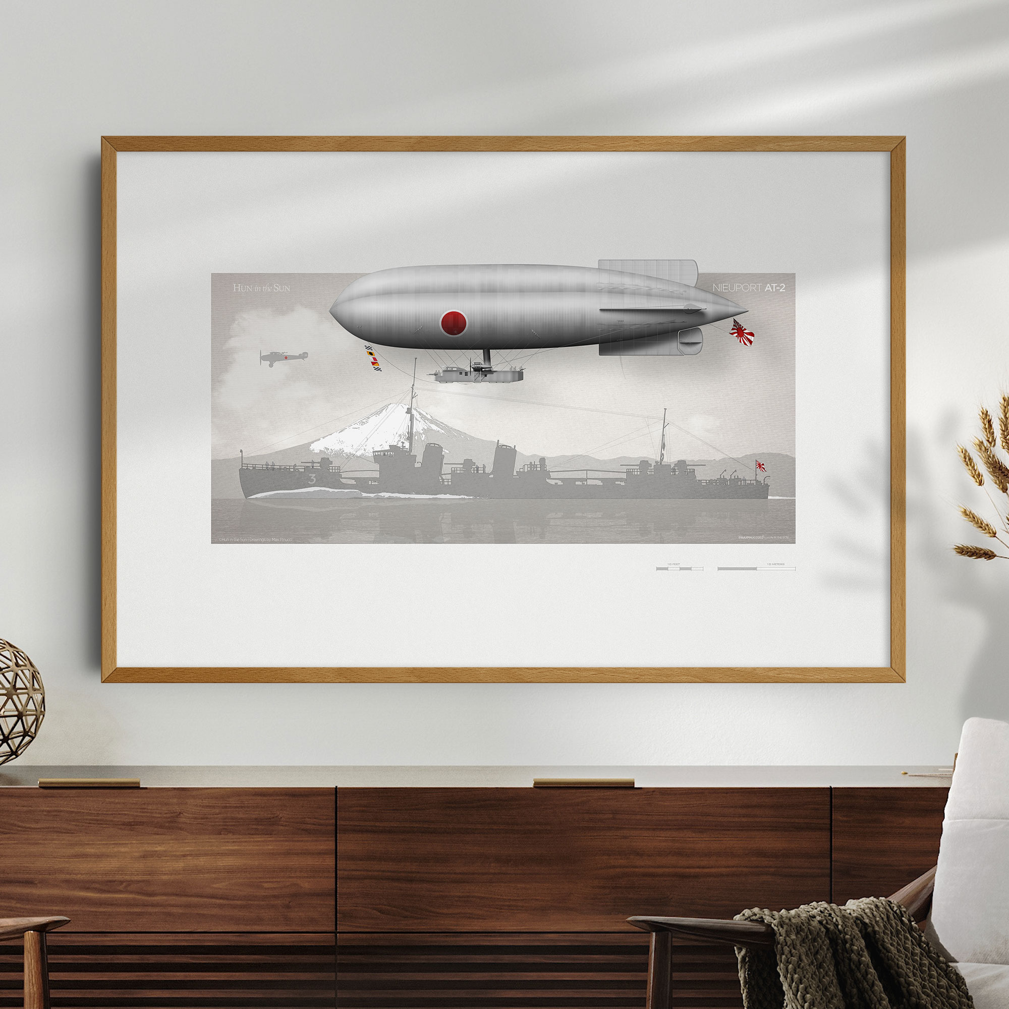 Airship Poster - Nieuport AT-2 Blimp - Museum-Quality Vintage Aviation Wall Art - Image 4