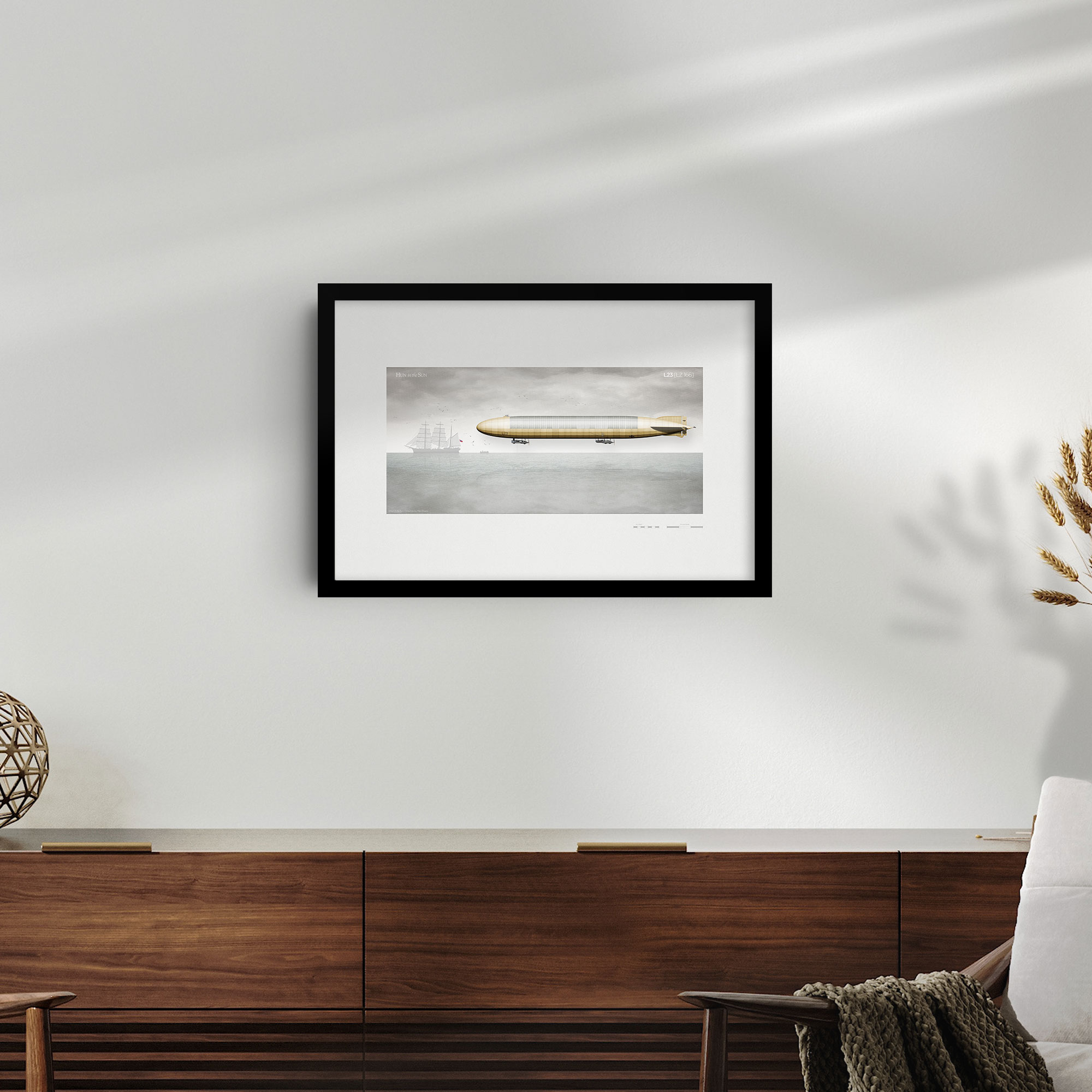 Airship Poster - L 23 (LZ 166) Zeppelin - Museum-Quality Vintage Aviation Wall Art - Image 3