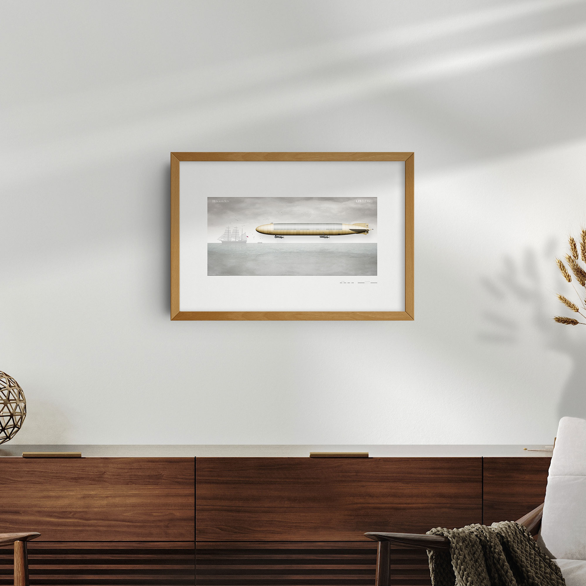 Airship Poster - L 23 (LZ 166) Zeppelin - Museum-Quality Vintage Aviation Wall Art - Image 6