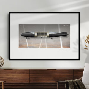 Airship Poster - L 35 (LZ 80) Zeppelin Cutaway - Museum-Quality Vintage Aviation Wall Art