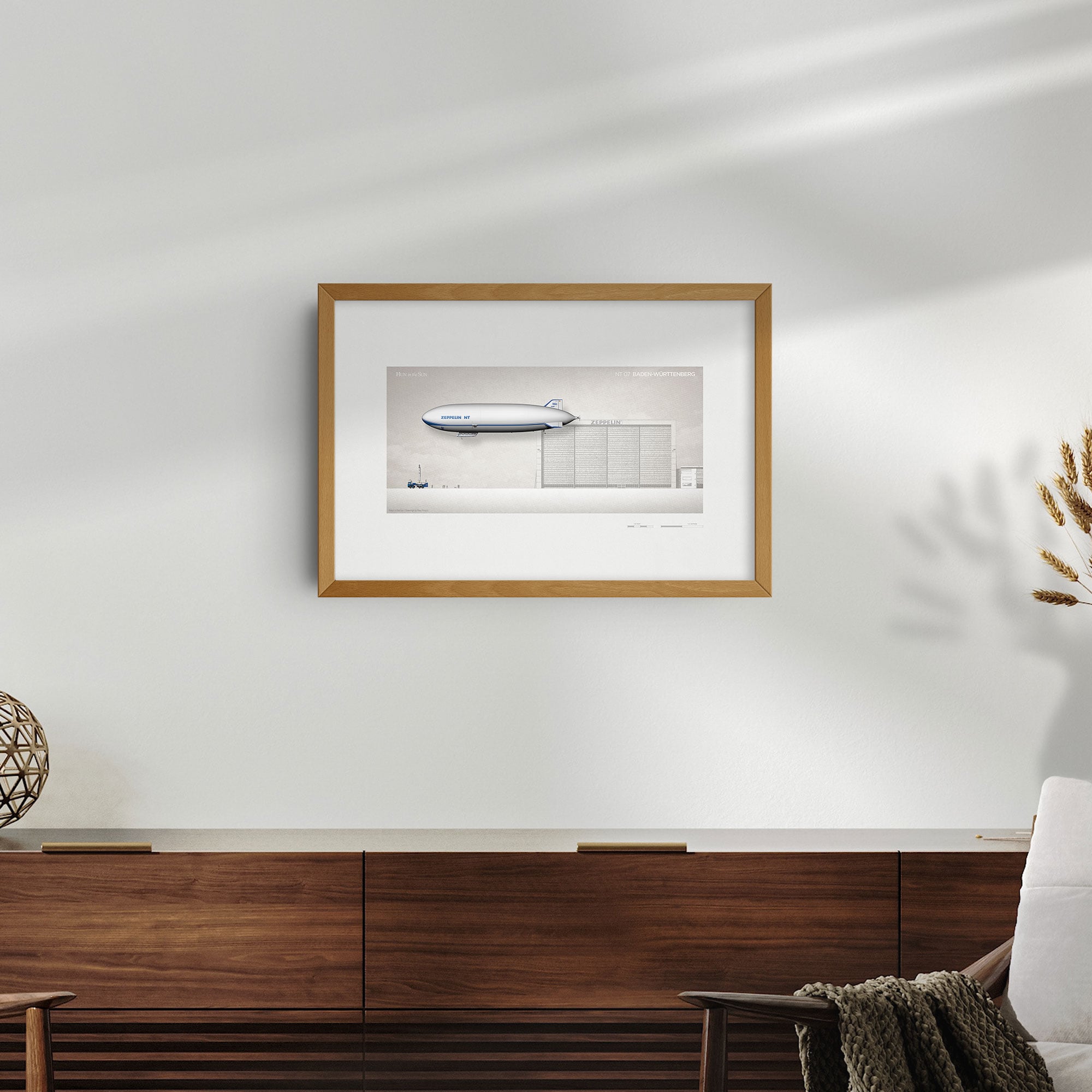 Airship Poster - Zeppelin NT 07 - Museum-Quality Vintage Aviation Wall Art - Image 6