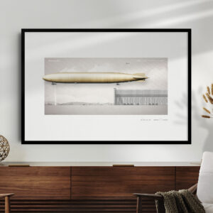 Airship Poster - L 59 (LZ 104) "Afrika Schiff" Zeppelin - Museum-Quality Vintage Aviation Wall Art