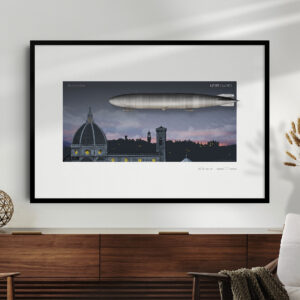 Airship Poster - Ausonia LZ 120 (LZ 90) Zeppelin - Museum-Quality Vintage Aviation Wall Art