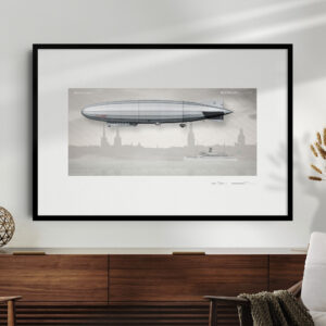 Airship Poster - Bodensee (LZ 120) Zeppelin - Museum-Quality Vintage Aviation Wall Art