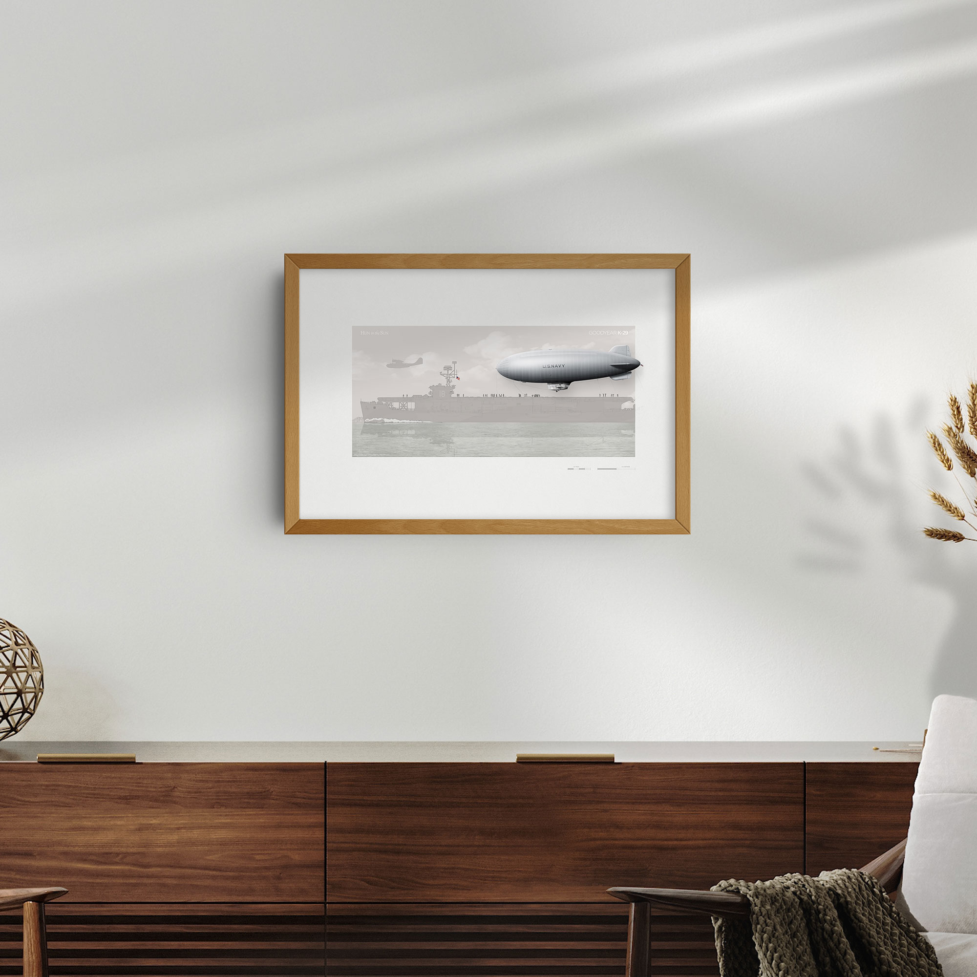 Airship Poster - Goodyear K-29 U.S. Navy Blimp - Museum-Quality Vintage Aviation Wall Art - Image 6