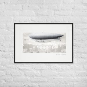 Albatros-II Airship Poster by Max Pinucci