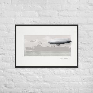 Goodyear K-29 U.S. Navy Blimp Poster by Max Pinucci