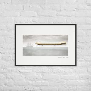 L 23 (LZ 166) Zeppelin Poster by Max Pinucci
