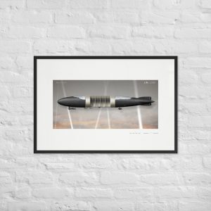 L 35 (LZ 80) Zeppelin Cutaway Poster by Max Pinucci