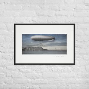 M-Class (A-Type) S.C.A. M.17 Airship Poster by Max Pinucci
