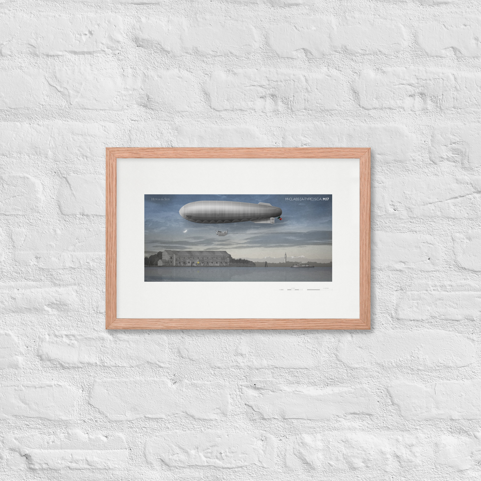 M-Class (A-Type) S.C.A. M.17 Airship Poster by Max Pinucci - Image 4