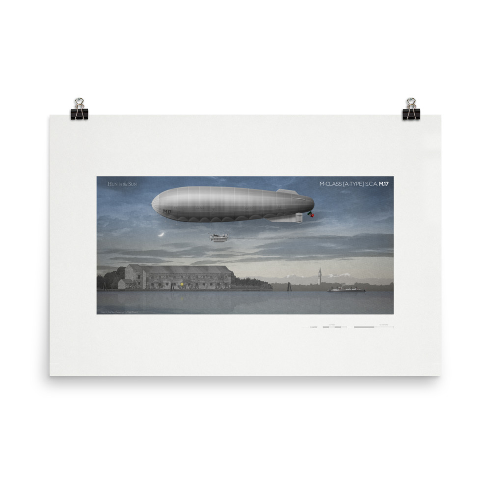 M-Class (A-Type) S.C.A. M.17 Airship Poster by Max Pinucci - Image 7